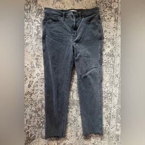 Madewell Charcoal Denim Jeans